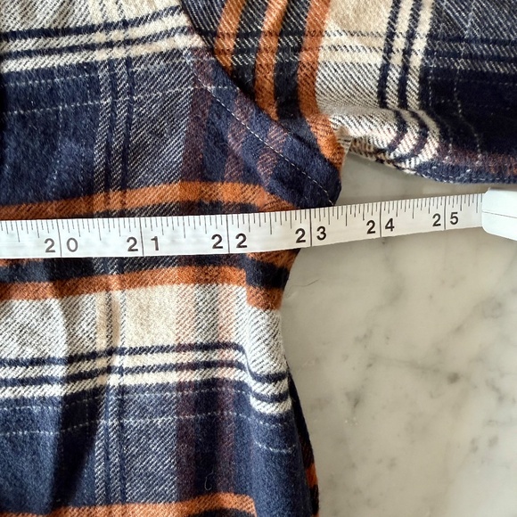 NWT Rails Forrest Heavy Flannel Shirt | Men’s XL | Oat Umber Steel Cotton - Picture 9 of 10